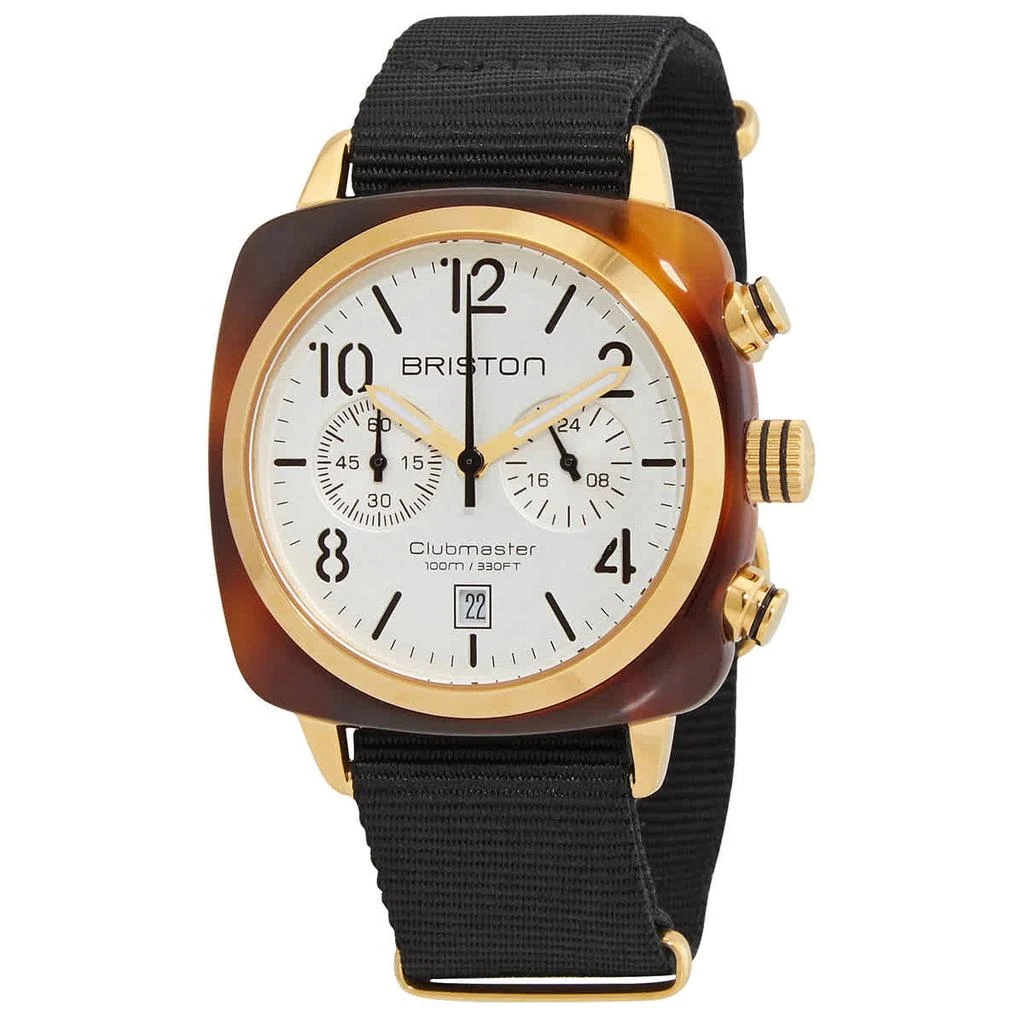 商品Briston|Briston Clubmaster Mens Chronograph Quartz Watch 17140.PYA.T.2.NB,价格¥357,第1张图片