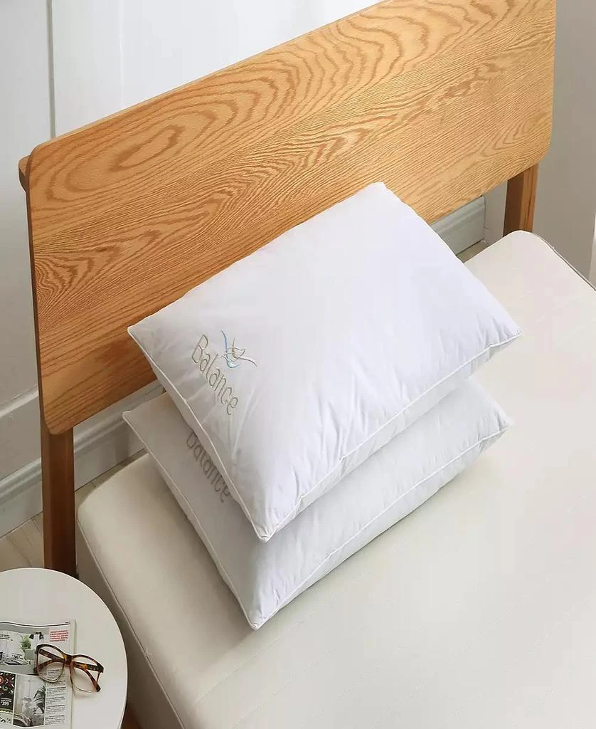 商品St. James Home|Balance Bed Pillow Twin Pack, Memory Foam Core with Nano Feather Surround,价格¥947,第1张图片