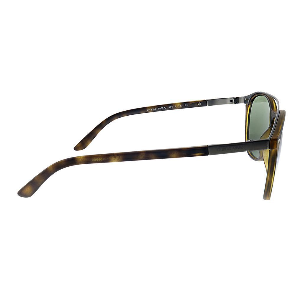 商品Giorgio Armani|Giorgio Armani  AR 8088 5089/2 53mm Womens Oval Sunglasses,价格¥685,第3张图片详细描述