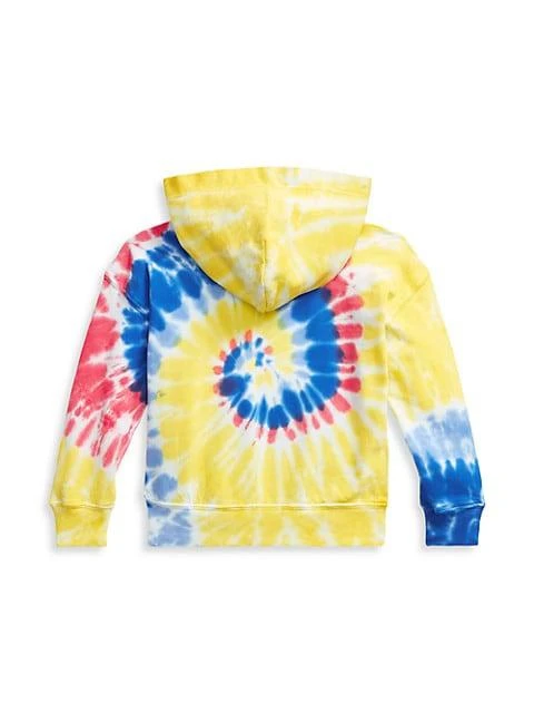 商品Ralph Lauren|Little Girl's &amp; Girl's Tie-Dye Logo Hoodie,价格¥259,第2张图片详细描述