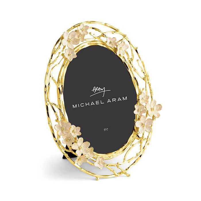 商品Michael Aram|Cherry Blossom Oval Frame, 5" x 7",价格¥1374,第3张图片详细描述