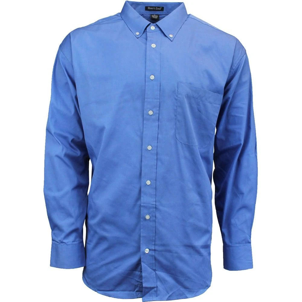 商品River's End|EZCare Pinpoint Long Sleeve Button Up Shirt,价格¥99,第1张图片