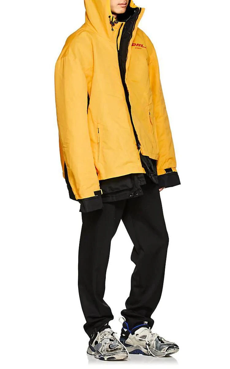 商品Vetements|DHL Cotton-Blend Canvas Parka,价格¥5896,第2张图片详细描述