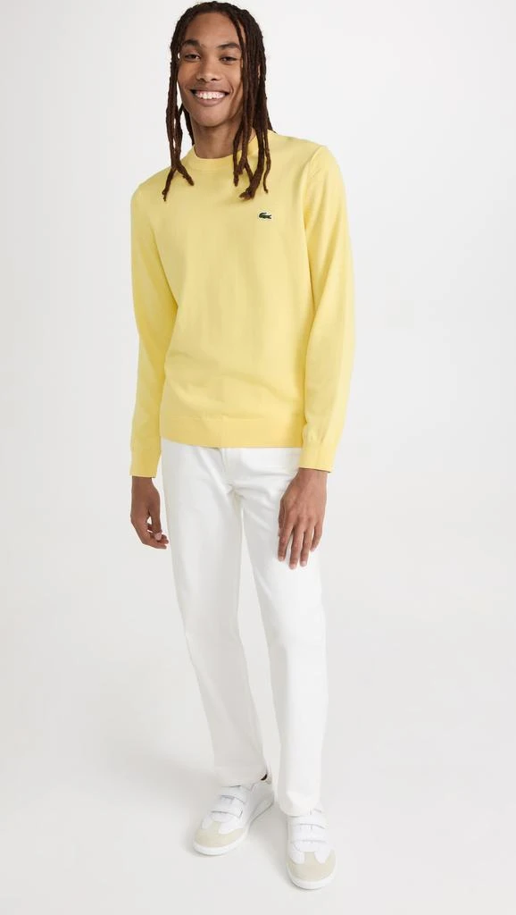 商品Lacoste|Lacoste Organic Cotton Crew Neck Sweater,价格¥575,第5张图片详细描述