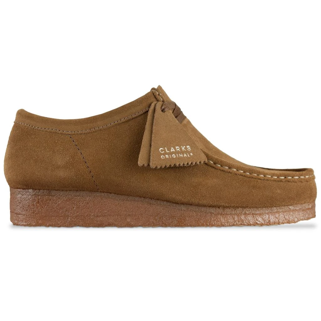 商品Clarks|Clarks Originals New Wallabee - Cola Suede,价格¥1109,第1张图片