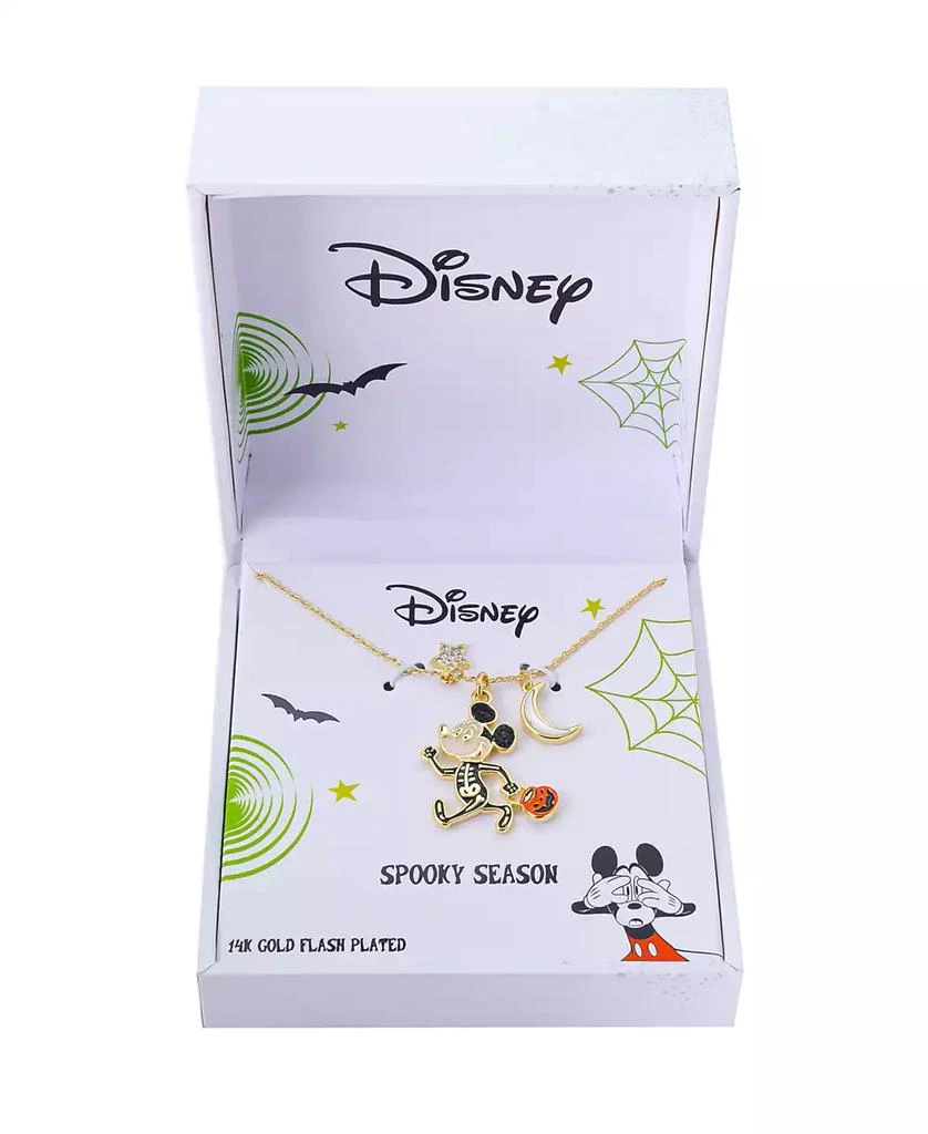 商品Disney|Mickey Mouse Skeleton Halloween Pendant Necklace,价格¥371,第3张图片详细描述