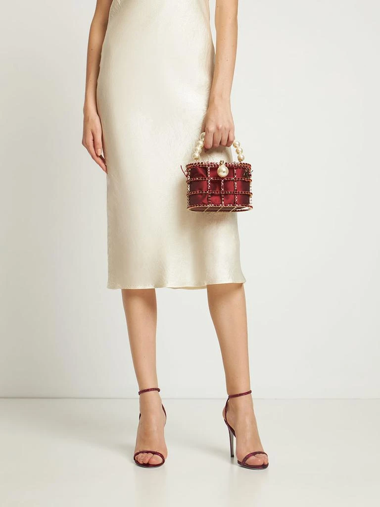商品ROSANTICA|Holli Crystal & Pearl Box Top Handle Bag,价格¥5538,第1张图片详细描述