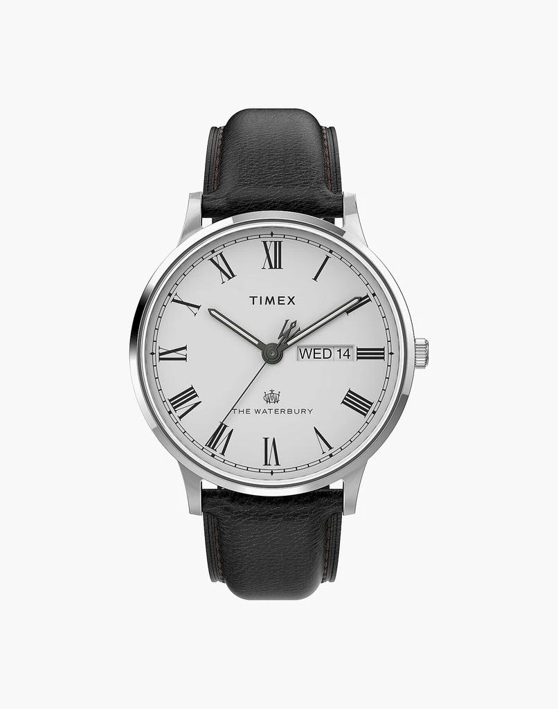 商品Madewell|TIMEX Waterbury Classic Day/Date 40mm Leather Strap Watch,价格¥935,第1张图片
