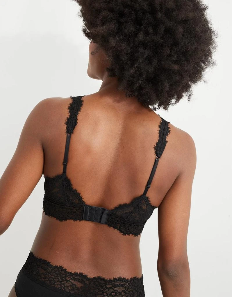 商品Aerie|Aerie Eyelash Lace Padded Plunge Bralette,价格¥151,第2张图片详细描述