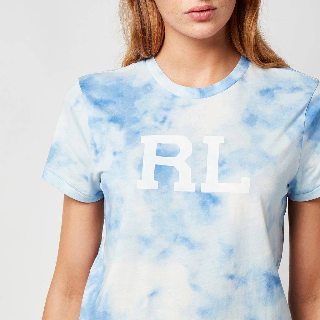商品Ralph Lauren|Polo Ralph Lauren Women's Bleach Print T-Shirt - Bleached Indigo,价格¥303,第4张图片详细描述