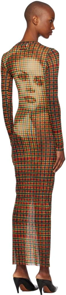 商品Jean Paul Gaultier|Multicolor Tartan Face Maxi Dress,价格¥1854,第3张图片详细描述