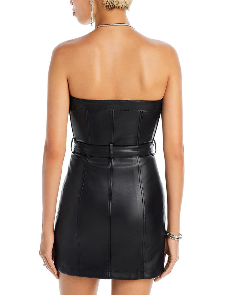 Faux Leather Strapless Mini Dress - 100% Exclusive 商品