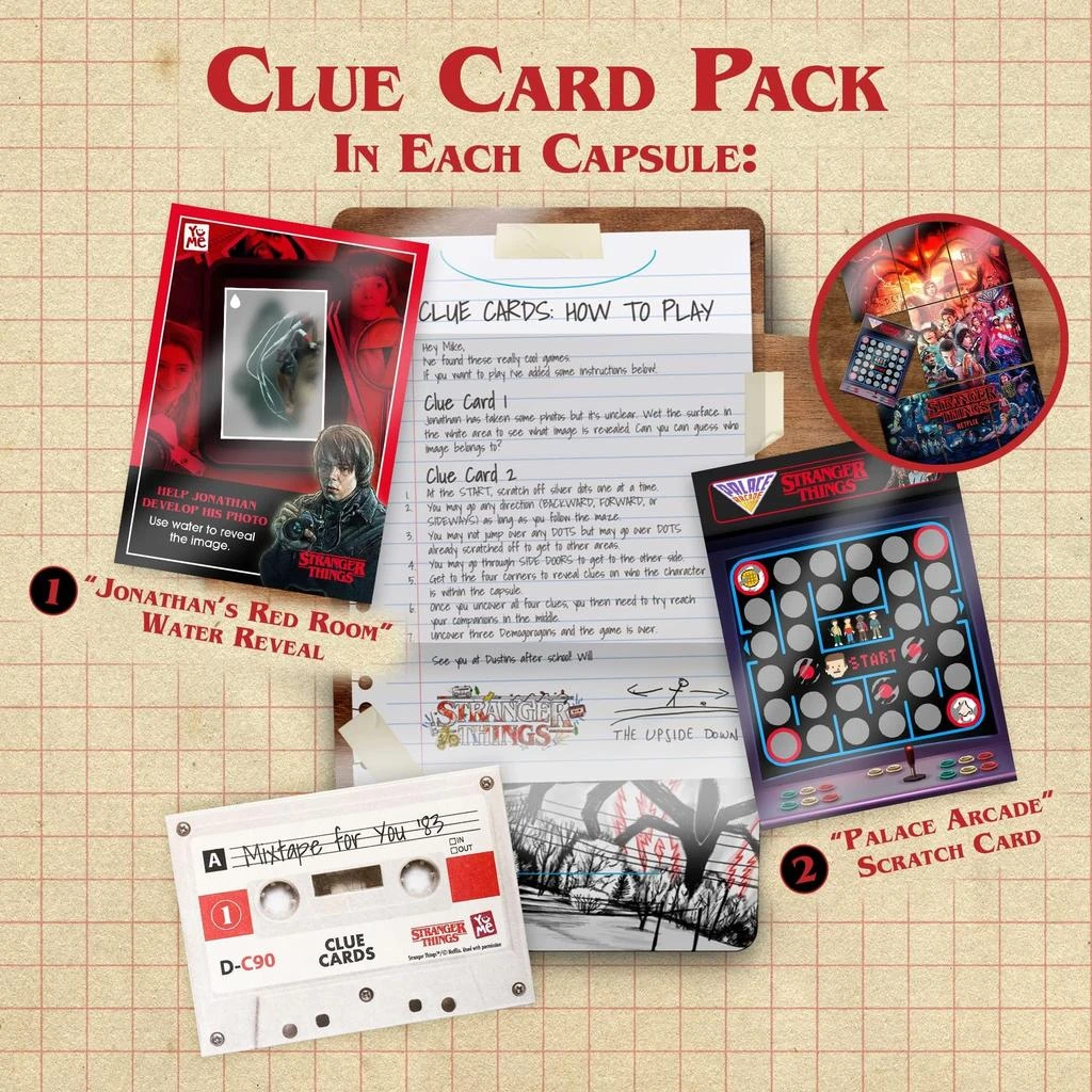 YuMe Official Stranger Things Upside Down Capsules – Series One 2 Pack Vintage Blind Box Action Figures, Netflix Collectible Toys for Fans & Collectors, 80s-Inspired Mystery Gift 商品