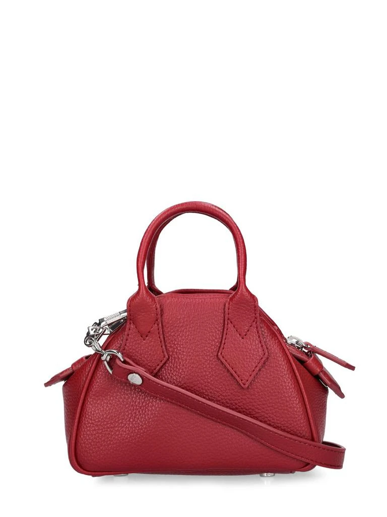 商品Vivienne Westwood|Mini Yasmin Grained Faux Leather Bag,价格¥3179,第5张图片详细描述