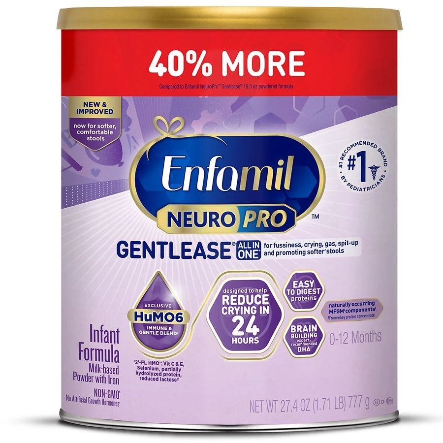商品Enfamil|Gentlease Infant Formula Powder Can,价格¥511,第1张图片
