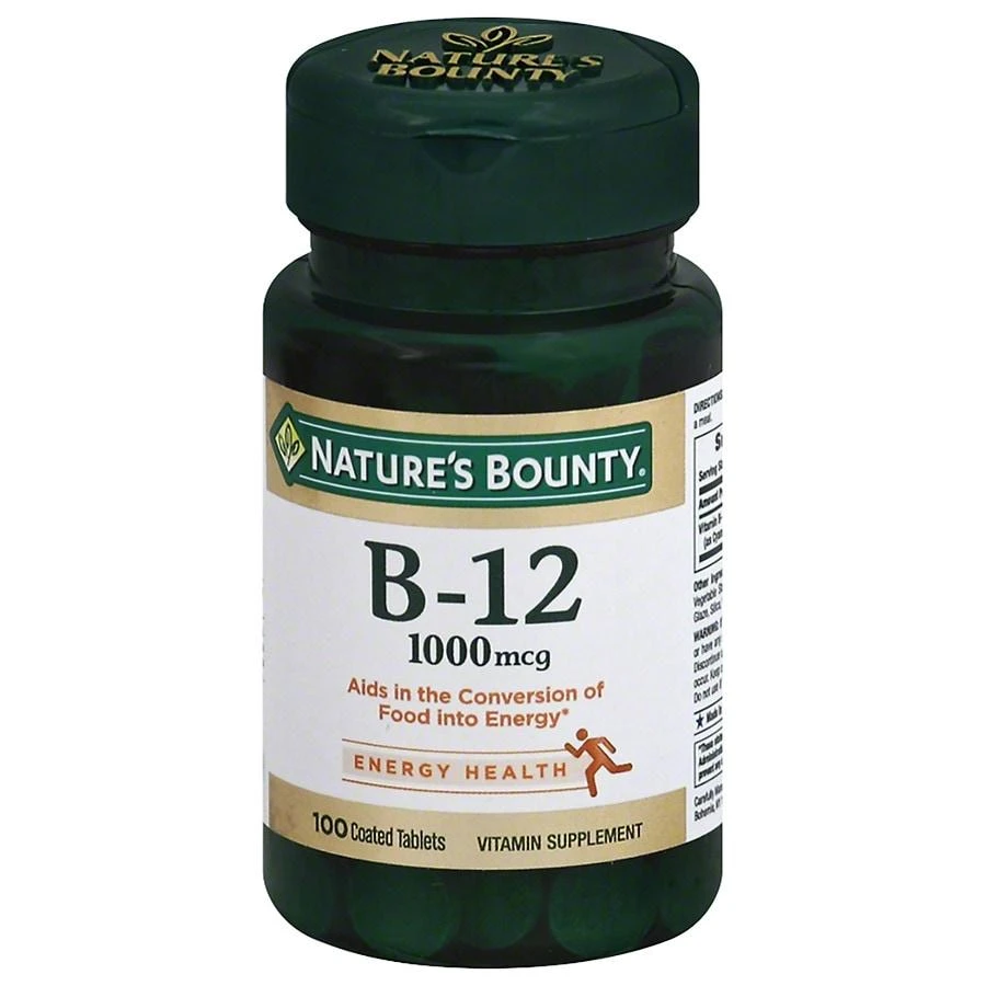 商品Nature's Bounty|Vitamin B-12, 1000mcg, Tablets,价格¥109,第1张图片