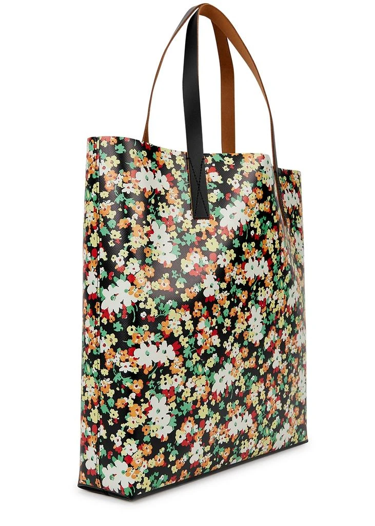 商品Marni|Large floral-print coated canvas tote,价格¥2175,第2张图片详细描述