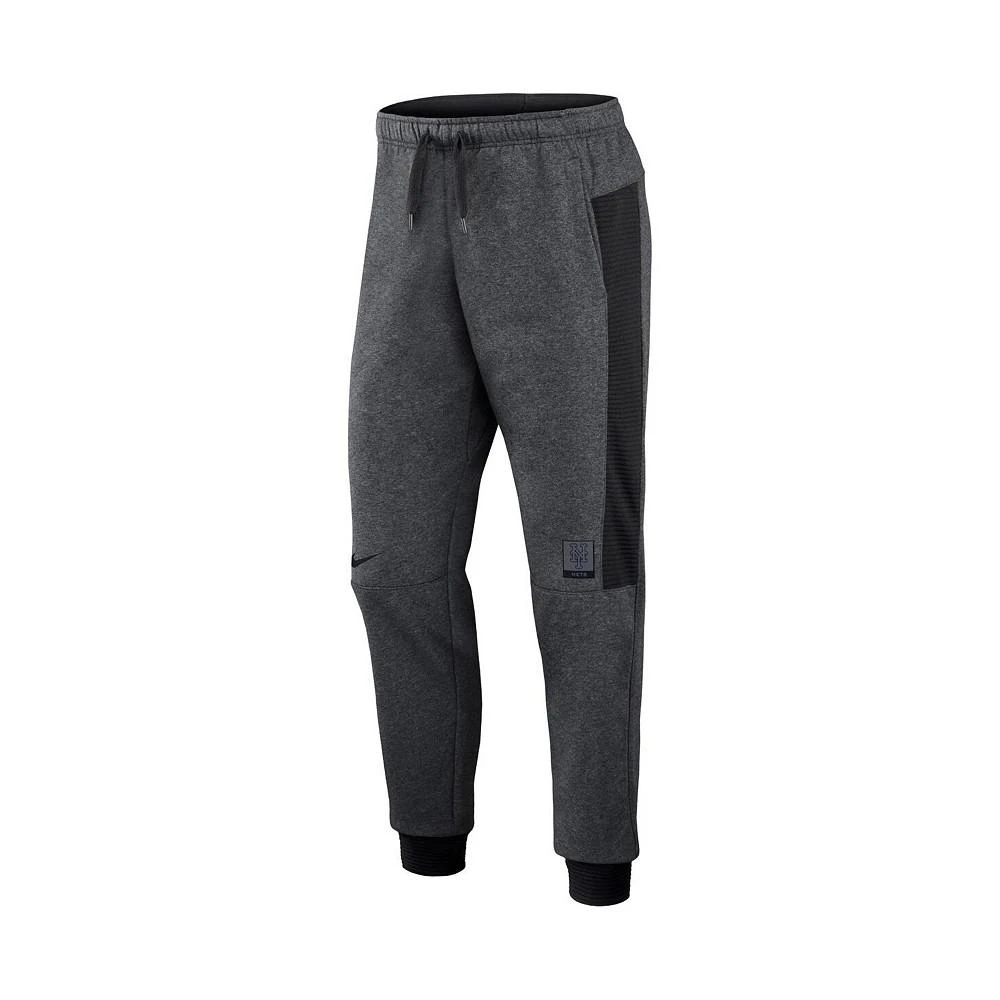 商品NIKE|Men's Heathered Gray, Black New York Mets Authentic Collection Flux Performance Jogger Pants,价格¥535,第2张图片详细描述