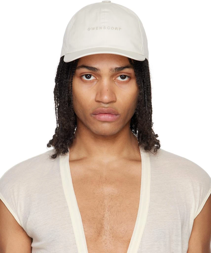 商品Rick Owens|Off-White Hollywood Baseball Cap,价格¥1512,第1张图片