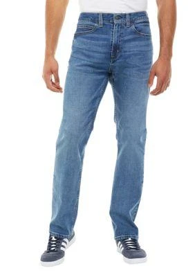 商品TRUE CRAFT|Craft Straight Fit Denim Jeans,价格¥134,第1张图片