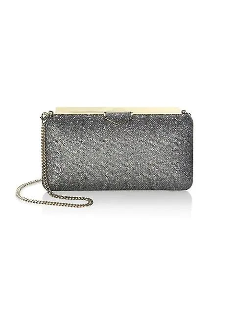 商品Jimmy Choo|Ellipse Glitter Clutch,价格¥6716,第1张图片