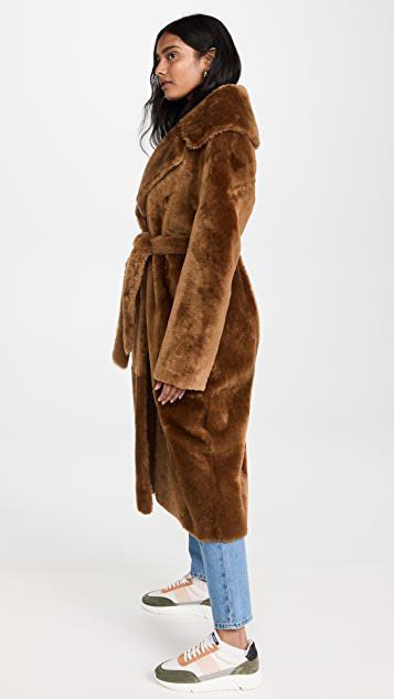 商品Nili Lotan|Avril 连毛羊皮大衣,价格¥28656,第5张图片详细描述