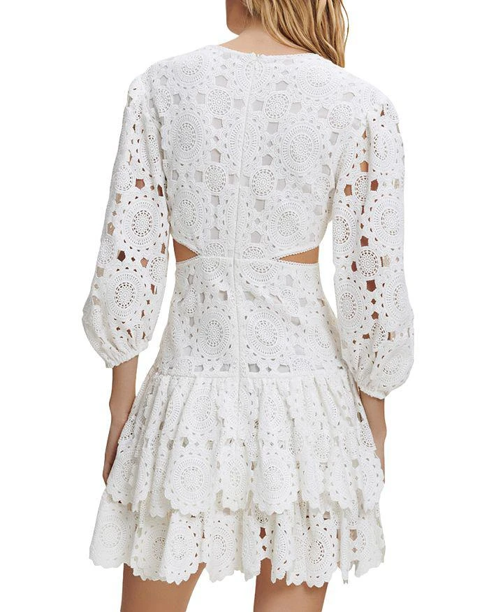 商品Maje|Rivajia Embroidered Side Cutout Dress,价格¥2658,第2张图片详细描述