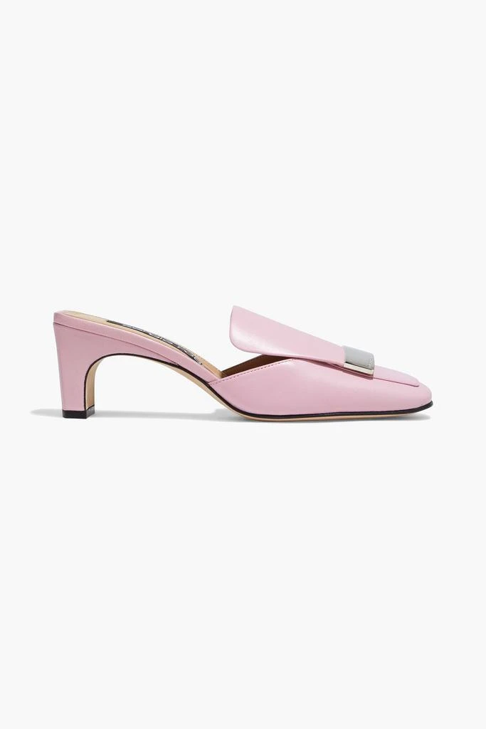 商品Sergio Rossi|sr1 leather mules,价格¥1192,第1张图片