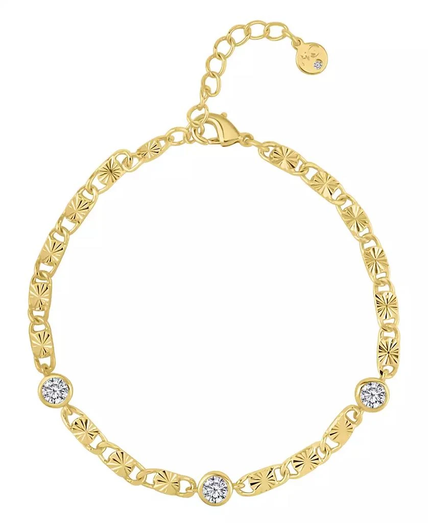 商品And Now This|Cubic Zirconia Diamond Cut Chain Bracelet,价格¥94,第1张图片