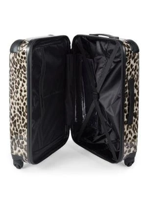 商品Rebecca Minkoff|Katie 24-Inch Leopard-Print Suitcase,价格¥563,第2张图片详细描述