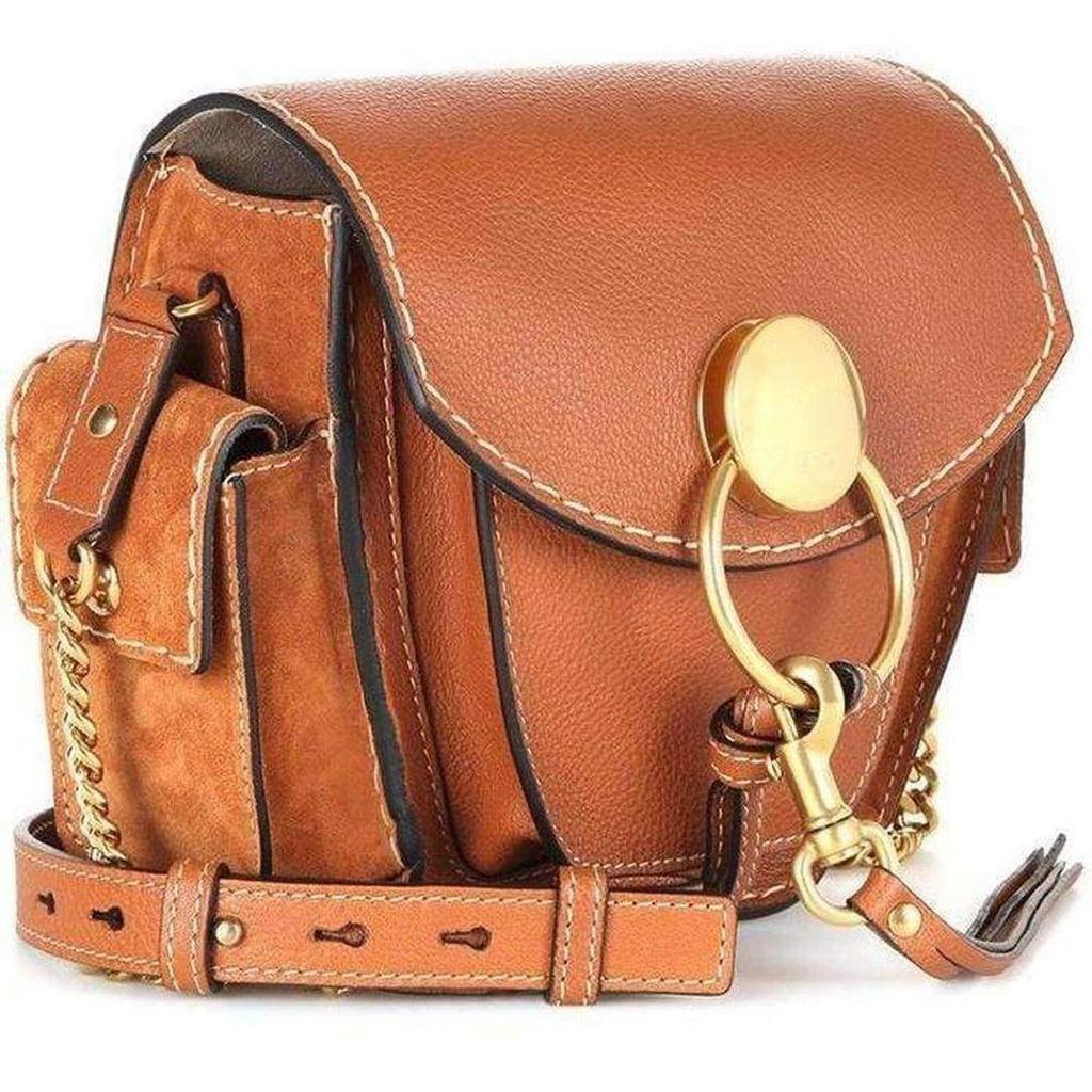 商品Chloé|Jodie Mini Leather Bag Caramel,价格¥14718,第4张图片详细描述