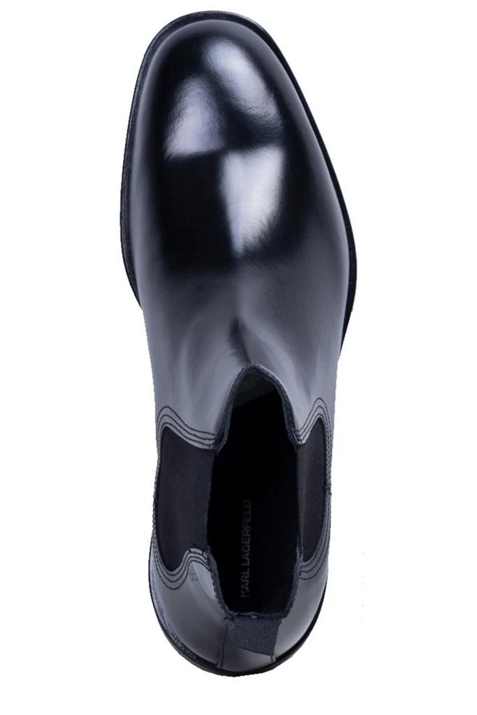 商品Karl Lagerfeld Paris|Karl Lagerfeld Round-Toe Ankle Boots,价格¥1652,第3张图片详细描述