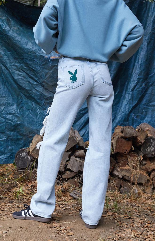 商品Playboy|By PacSun Cloud Ten V Dip Boyfriend Jeans,价格¥509,第5张图片详细描述