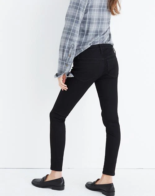 商品Madewell|Maternity Skinny Jeans in Black Frost,价格¥793,第3张图片详细描述