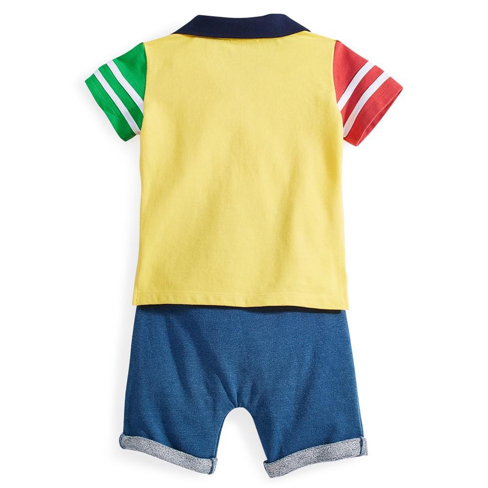 商品First Impressions|Baby Boys 2-Pc. Polo & Shorts Set, Created for Macy's,价格¥51,第4张图片详细描述