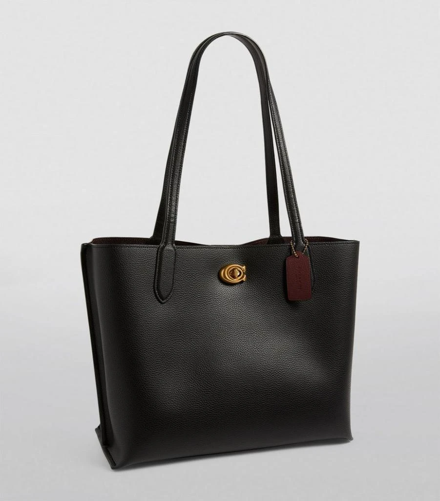 商品Coach|Leather Willow Tote Bag,价格¥3691,第3张图片详细描述