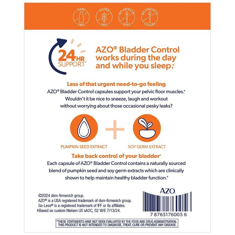 商品AZO|AZO 膀胱控制片,价格¥251,第2张图片详细描述