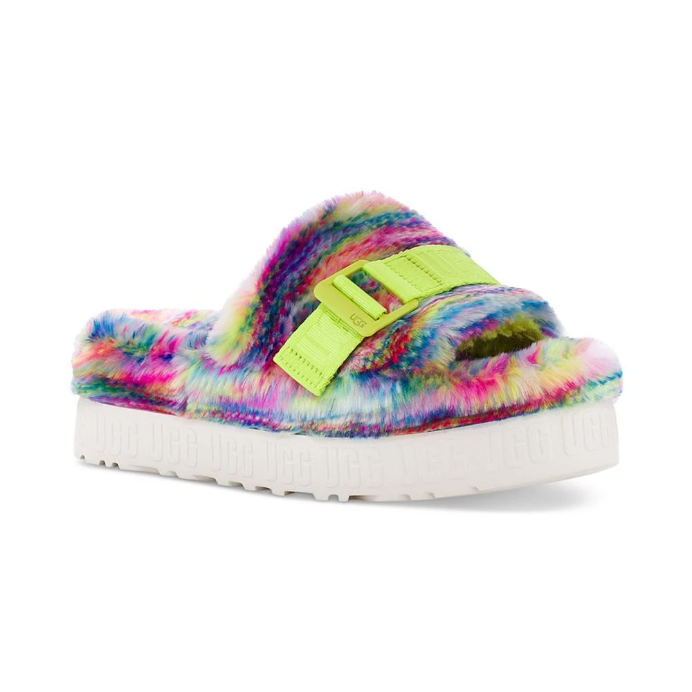 商品UGG|Women's Fluffita Pixelate Platform Sandals,价格¥449,第1张图片