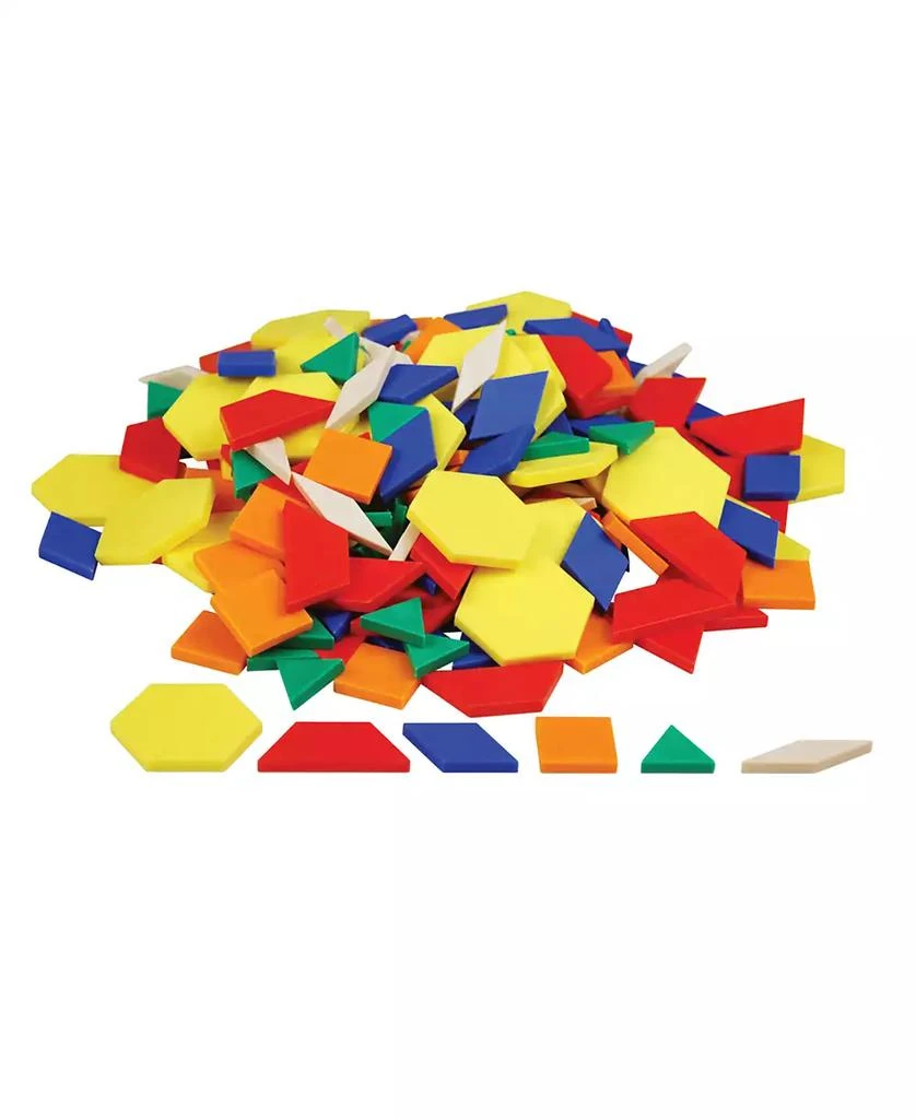 商品edxeducation|Pattern Blocks Plastic, Set of 250,价格¥185,第2张图片详细描述