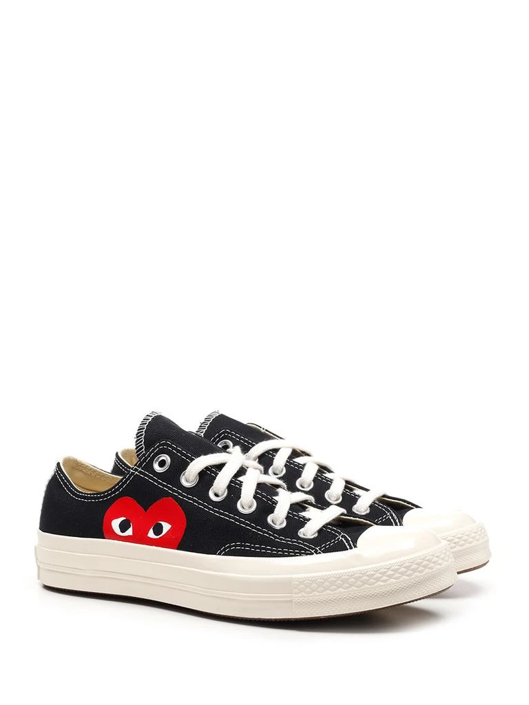 商品Comme des Garcons|Black Low-top Converse With Red Heart,价格¥1411,第2张图片详细描述