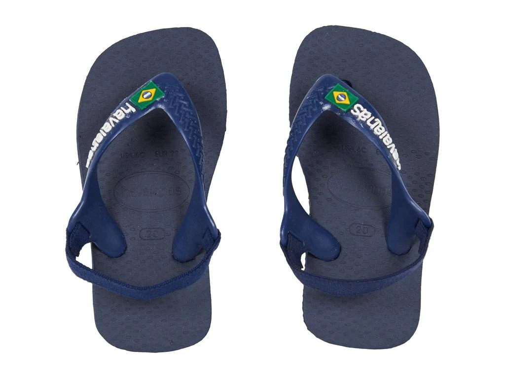 商品Havaianas|Brazil Logo Flip Flop Sandal (Toddler),价格¥73,第1张图片