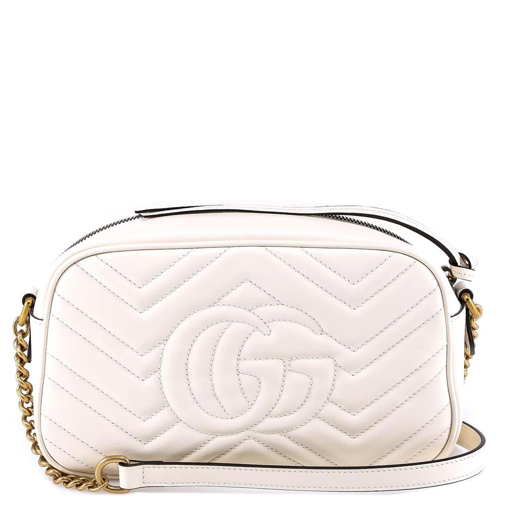 商品Gucci|Matelassé leather shoulder bag with metal GG logo,价格¥9904,第2张图片详细描述