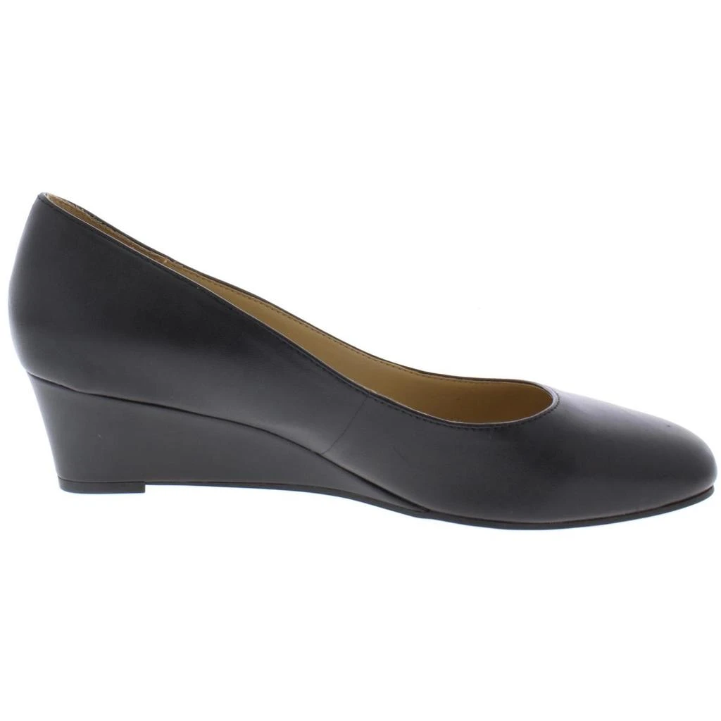 商品Naturalizer|Pilar Womens Leather Round Toe Wedge Heels,价格¥340,第3张图片详细描述