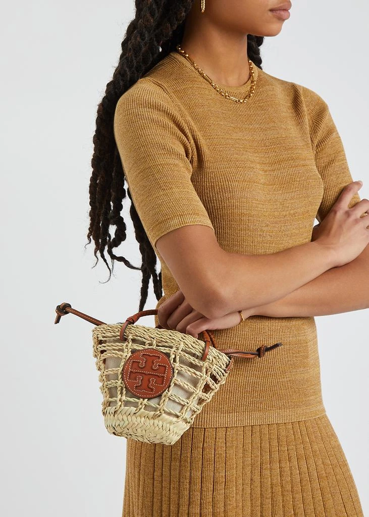 商品Tory Burch|Ella mini straw basket bag,价格¥4024,第5张图片详细描述