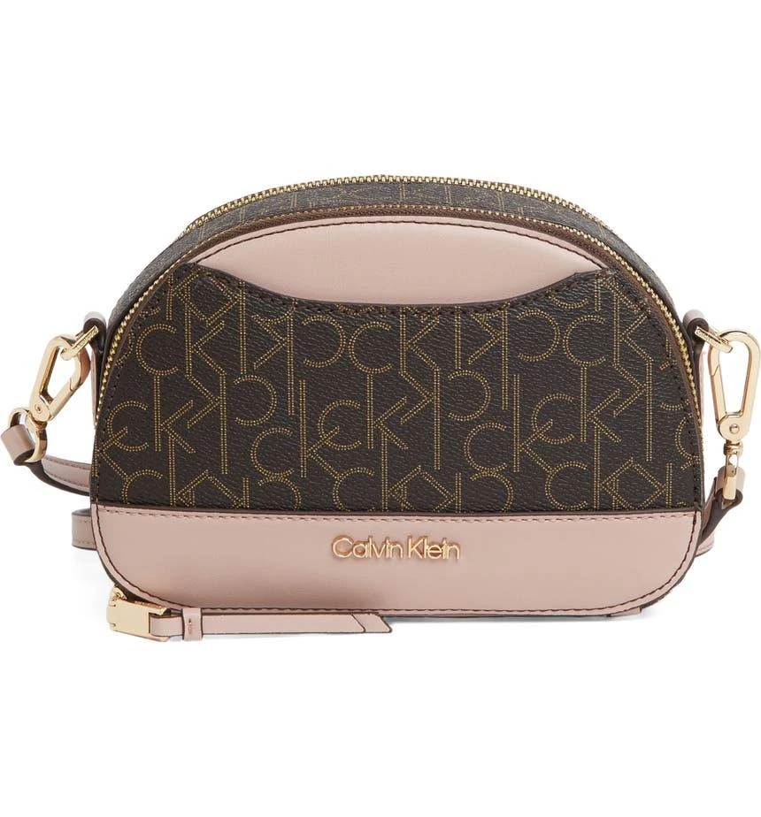 商品Calvin Klein|Ashley Logo Monogram Crossbody Bag,价格¥525,第1张图片