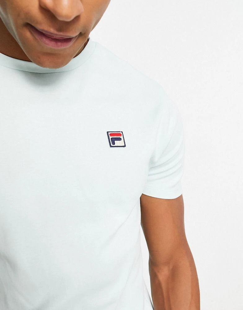 商品Fila|Fila Sunny t-shirt with small box logo in light blue,价格¥172,第3张图片详细描述