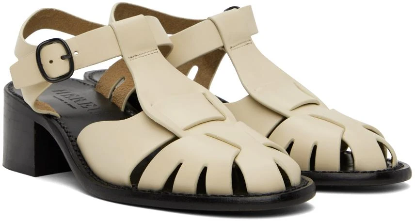 商品Hereu|Off-White Pesca Heeled Sandals,价格¥3354,第4张图片详细描述