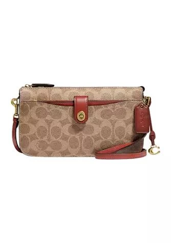 商品Coach|Pop Up Crossbody Bag in Signature Coated Canvas,价格¥1462,第1张图片