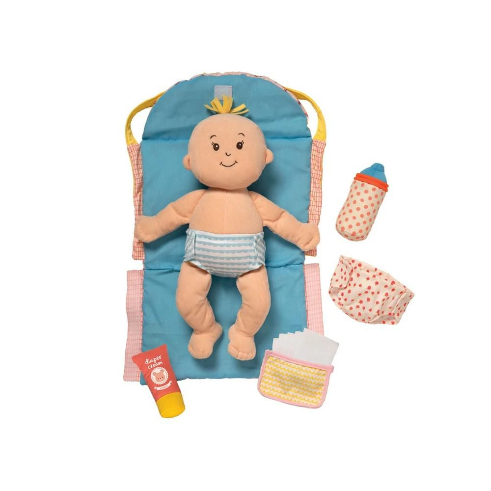商品Manhattan Toy Company|Stella Collection 11-Piece Baby Doll Diaper Bag Changing Mat Set,价格¥299,第2张图片详细描述
