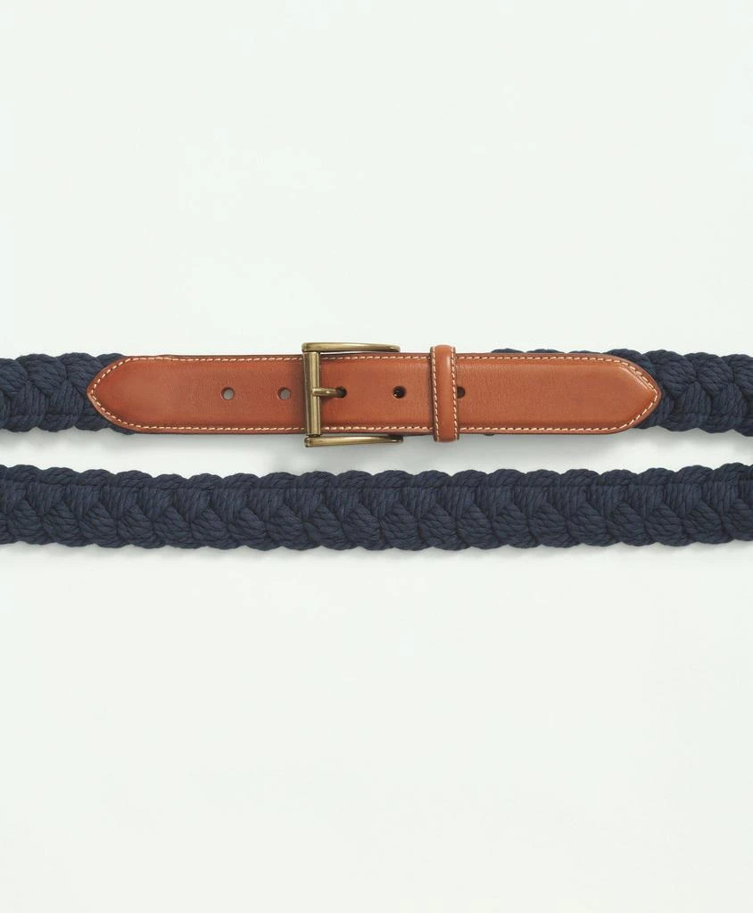 商品Brooks Brothers|Braided Cotton Belt,价格¥819,第2张图片详细描述